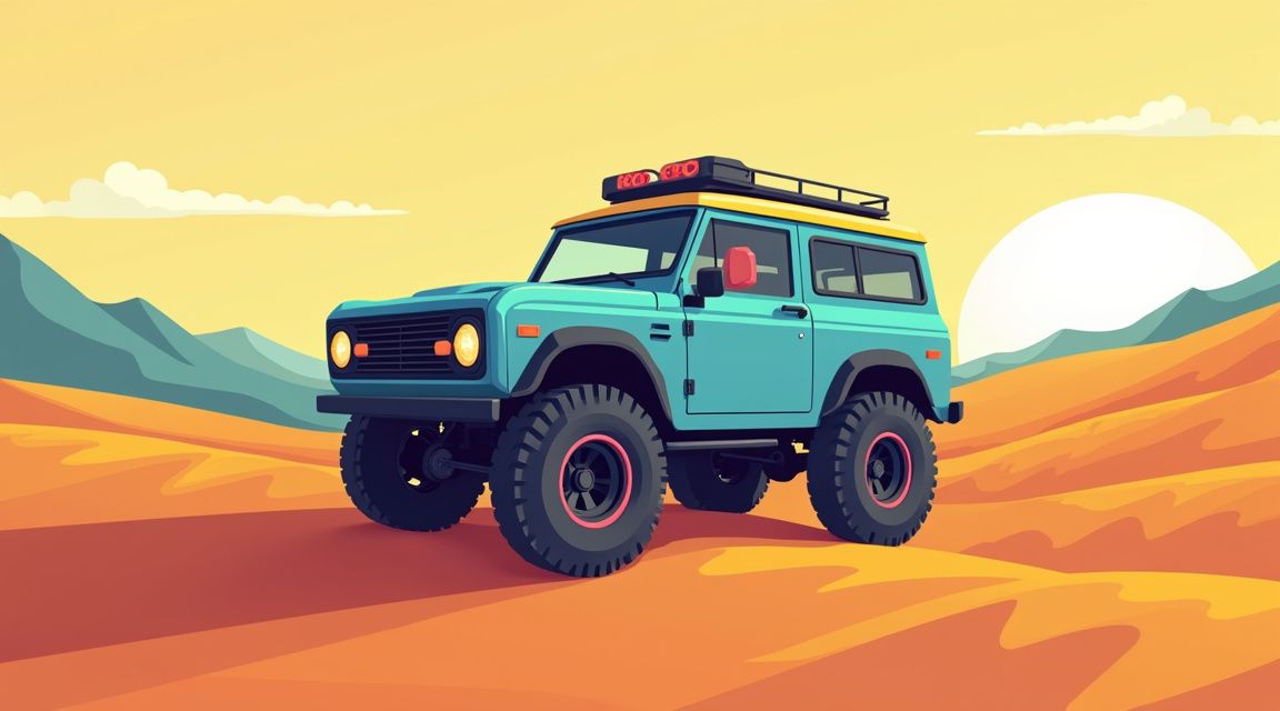 reboque para veículos 4x4 off road - Ilustração detalhada sobre reboque para veículos 4x4 off road